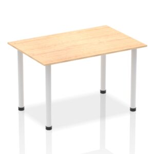Impulse 1400mm Straight Table With Post Leg - Image 11