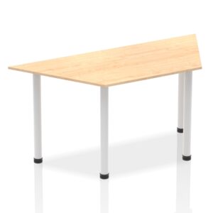 Impulse Trapezium Table With Post Leg - Image 11