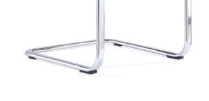 Mien High Back Leather Cantilever Visitor Office Chair - Image 10