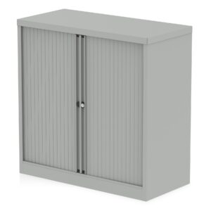 Qube by Bisley Tambour Cupboard (Available in 2 Sizes) - Image 2