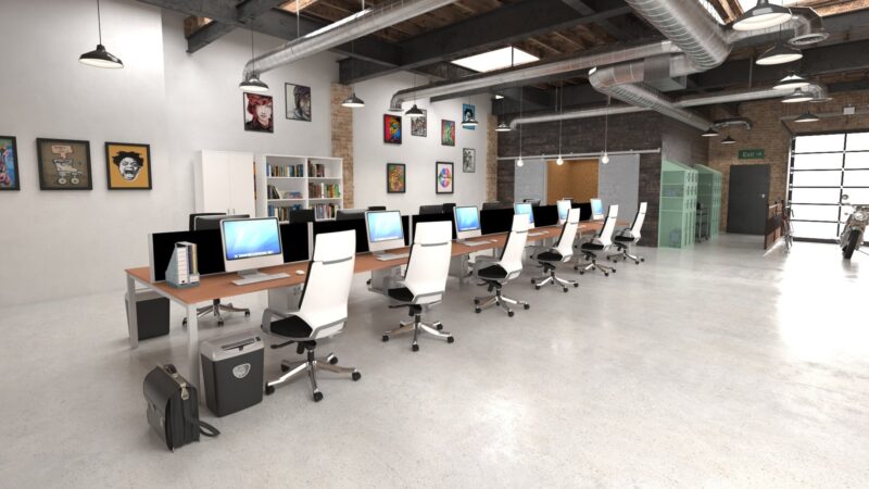 Xenon Medium Back Executive Office Chair with Arms - Image 18