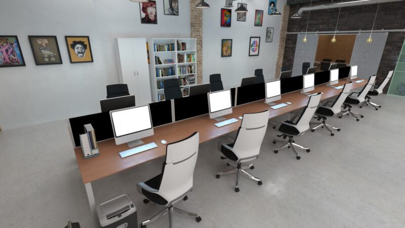 Xenon Medium Back Executive Office Chair with Arms - Image 19