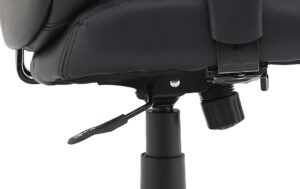 Winsor Medium Back Executive Black Leather Office Chair with Arms - Image 14