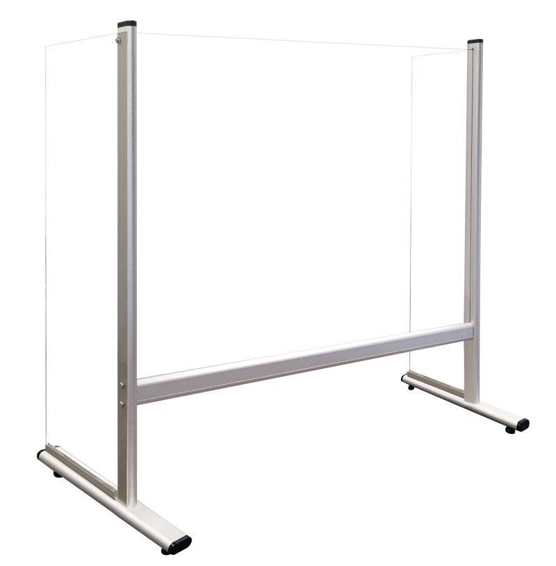Counter And Desk Glass Protection Screen With Side Panels - Image 4