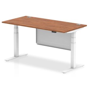 Air Height Adjustable Desk without Cable Ports with Steel Modesty Panel - Image 47