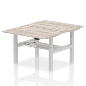 Air Back-to-Back Height Adjustable Bench Desk - 2 Person - Image 5