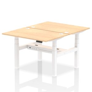 Air Back-to-Back Height Adjustable Bench Desk - 2 Person - Image 9