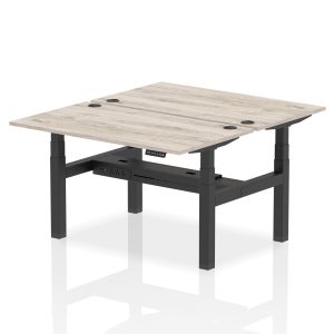 Air Back-to-Back Height Adjustable Bench Desk - 2 Person - Image 22