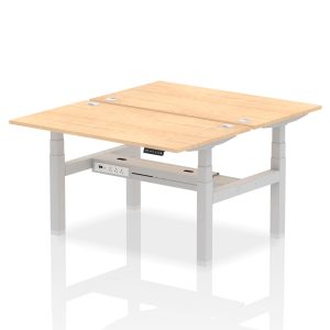 Air Back-to-Back Height Adjustable Bench Desk - 2 Person - Image 26
