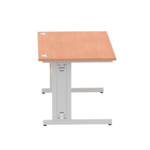 Impulse 1400mm Straight Desk Cable Managed Leg - Image 15