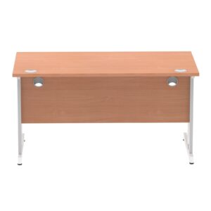 Impulse 1400mm Straight Desk Cable Managed Leg - Image 17