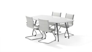 High Gloss Writable Boardroom Table - Image 5