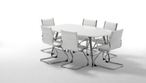 High Gloss Writable Boardroom Table - Image 6