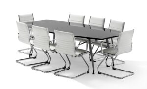 High Gloss Writable Boardroom Table - Image 2