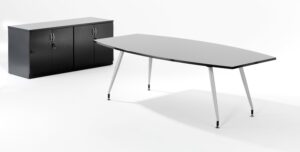 High Gloss Writable Boardroom Table - Image 9
