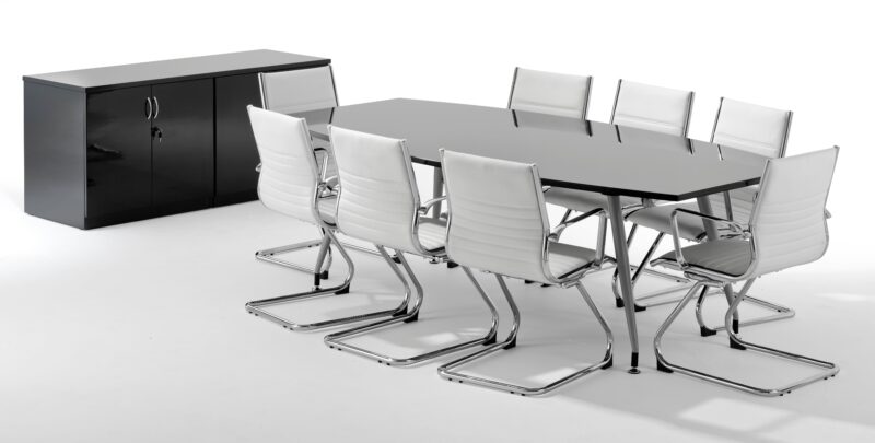High Gloss Writable Boardroom Table - Image 10