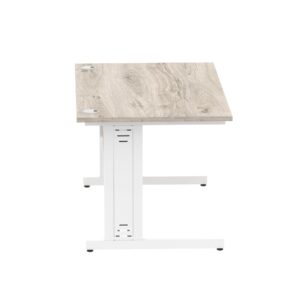 Impulse 1400mm Straight Desk Cable Managed Leg - Image 57
