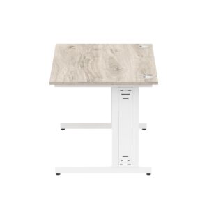 Impulse 1400mm Straight Desk Cable Managed Leg - Image 61