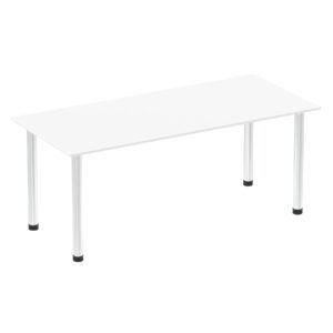 Impulse 1800mm Straight Table With Post Leg - Image 27