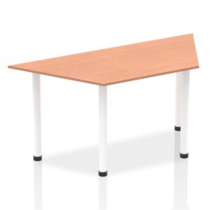 Impulse Trapezium Table With Post Leg - Image 5