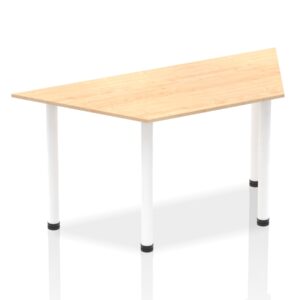 Impulse Trapezium Table With Post Leg - Image 15