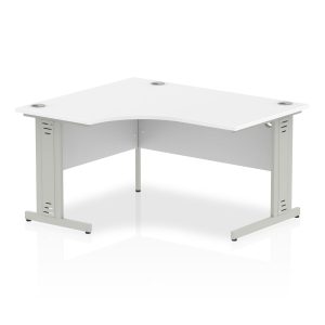 Impulse 1400mm Left Crescent Desk Cable Managed Leg - Image 11