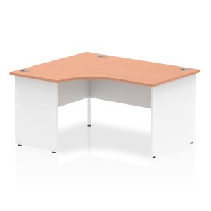 Impulse 1400mm Left Crescent Desk Panel End Leg - Image 2