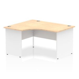 Impulse 1400mm Left Crescent Desk Panel End Leg - Image 6
