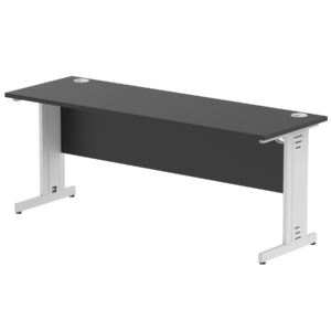 Impulse 1800mm Slimline Desk Cable Managed Leg - Image 13