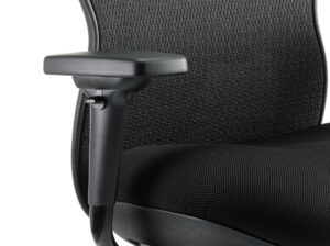 Stealth Shadow High Mesh Back Ergonomic Posture Chair with Arms - Image 19