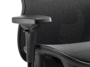 Stealth Shadow High Mesh Back Ergonomic Posture Chair with Arms - Image 15