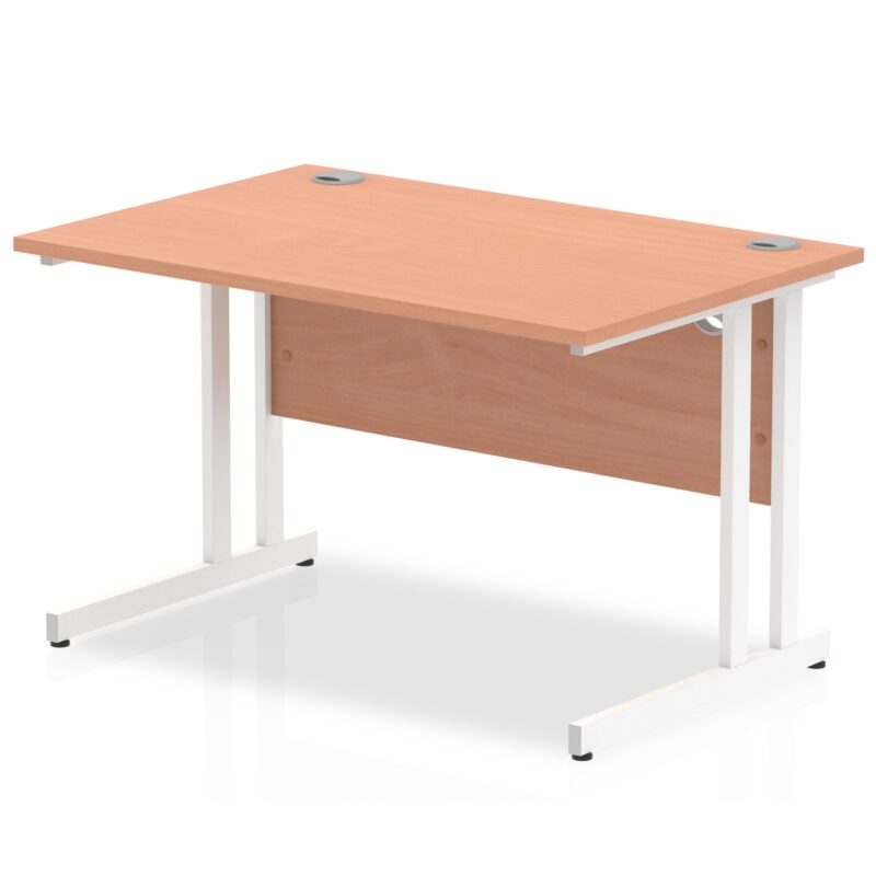 Impulse 1200mm Straight Desk Cantilever Leg - Image 2