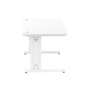 Impulse 1400mm Straight Desk Cable Managed Leg - Image 84