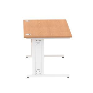 Impulse 1400mm Straight Desk Cable Managed Leg - Image 98