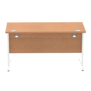 Impulse 1400mm Straight Desk Cable Managed Leg - Image 100