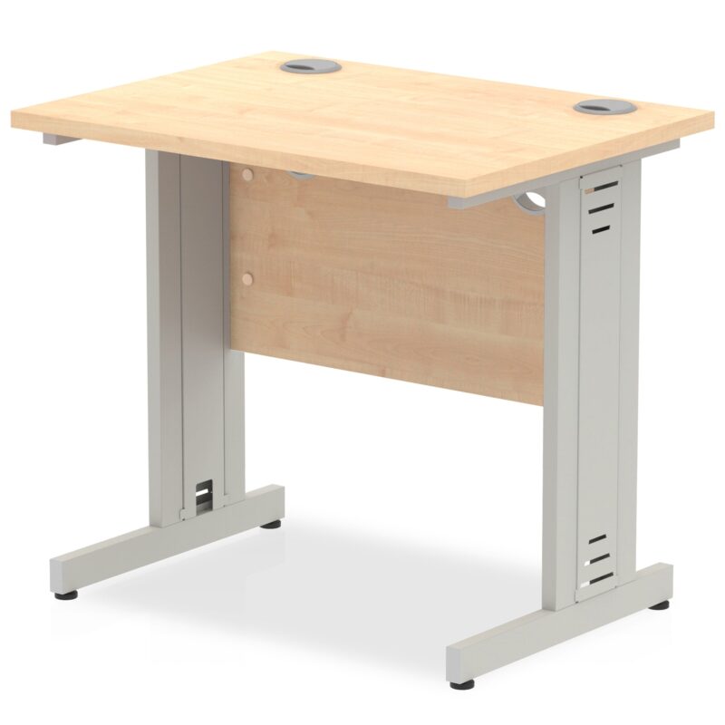 Impulse 800mm Slimline Desk Cable Managed Leg - Image 5
