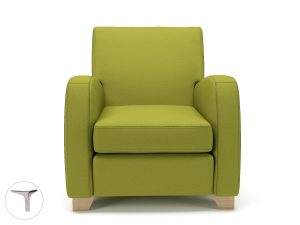 Wynne 81cm Wide Armchair in Warwick Dolly Fabric - Image 3