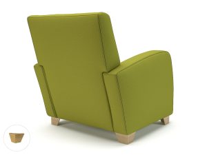Wynne 81cm Wide Armchair in Warwick Dolly Fabric - Image 12