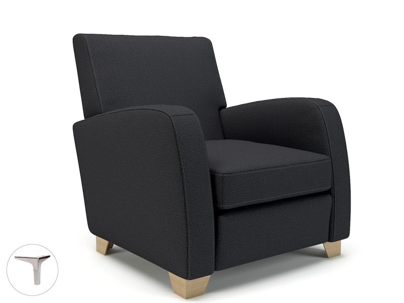 Wynne 81cm Wide Armchair in Warwick Dolly Fabric - Image 78