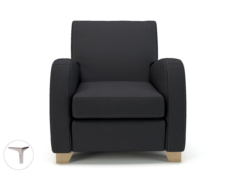 Wynne 81cm Wide Armchair in Warwick Dolly Fabric - Image 15