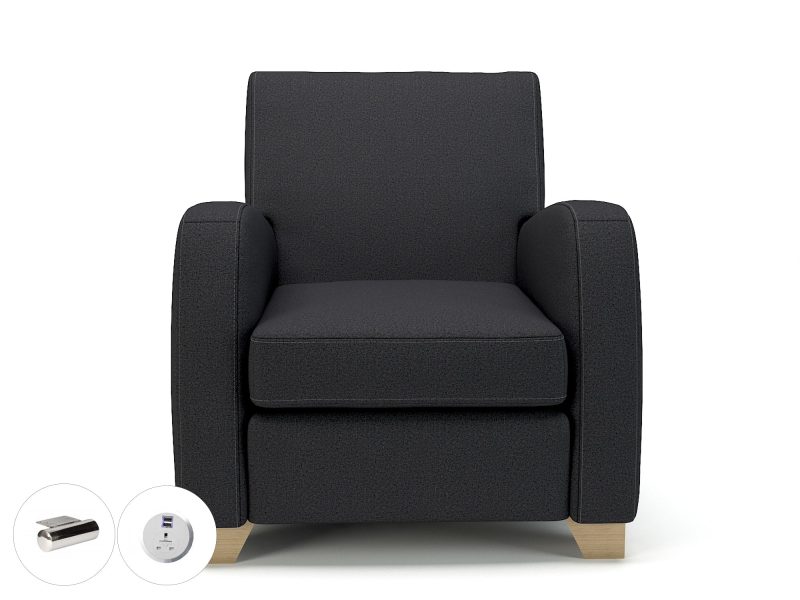 Wynne 81cm Wide Armchair in Warwick Dolly Fabric - Image 21