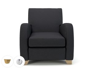 Wynne 81cm Wide Armchair in Warwick Dolly Fabric - Image 27