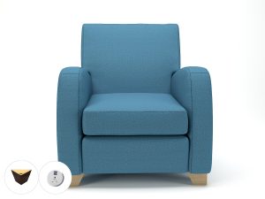 Wynne 81cm Wide Armchair in Warwick Dolly Fabric - Image 37