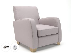 Wynne 81cm Wide Armchair in Warwick Dolly Fabric - Image 92