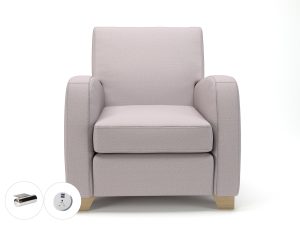 Wynne 81cm Wide Armchair in Warwick Dolly Fabric - Image 43