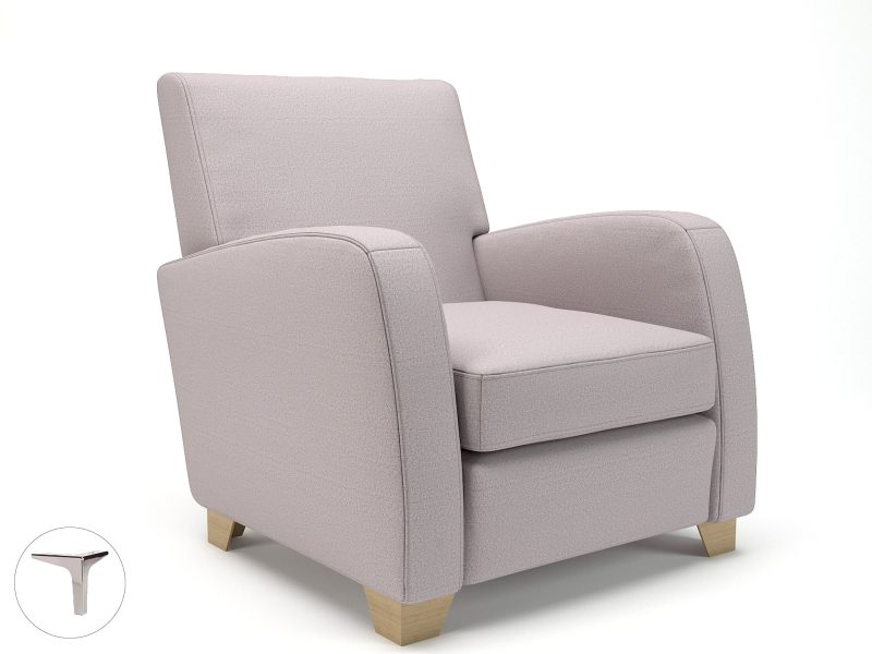 Wynne 81cm Wide Armchair in Warwick Dolly Fabric - Image 93