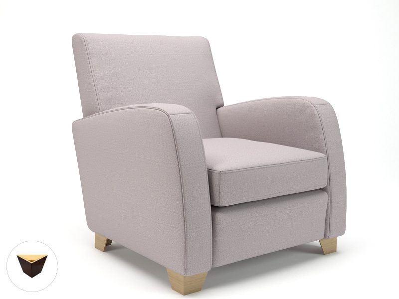 Wynne 81cm Wide Armchair in Warwick Dolly Fabric - Image 95