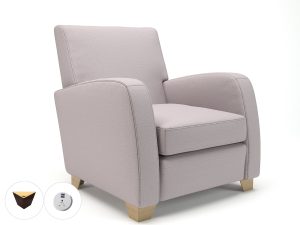 Wynne 81cm Wide Armchair in Warwick Dolly Fabric - Image 96