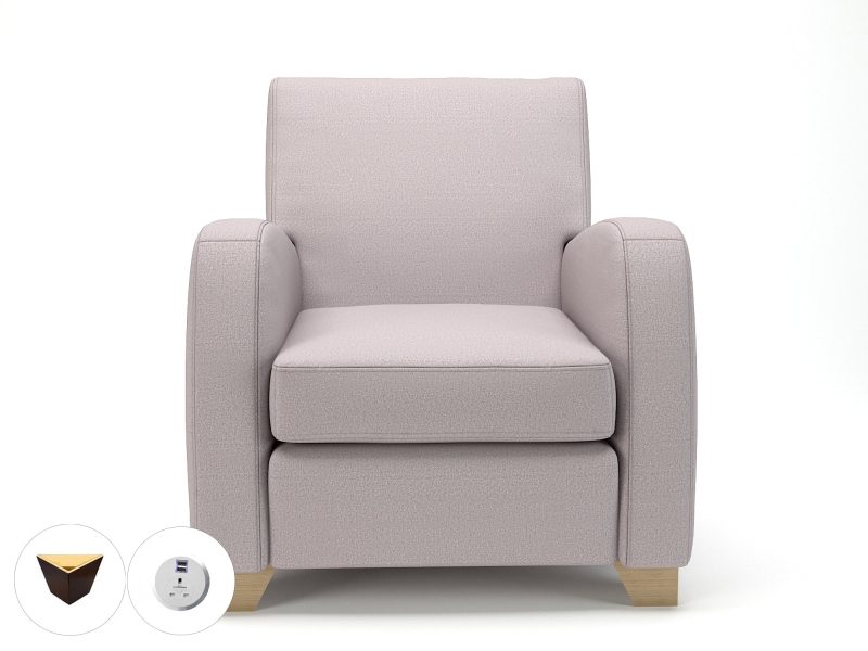 Wynne 81cm Wide Armchair in Warwick Dolly Fabric - Image 51