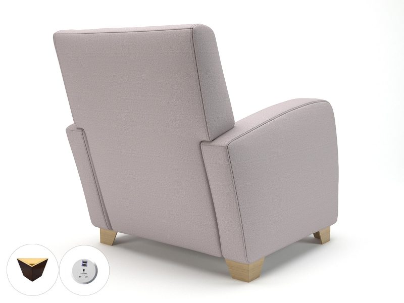 Wynne 81cm Wide Armchair in Warwick Dolly Fabric - Image 52